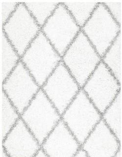 NULoom - Easy Shag - OZEZ04A - White 4'x6'