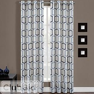 PORTINARI GROMMET TOP 95-INCH WINDOW CURTAIN PANEL IN PAPAYA