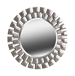 Kenroy Home Gilbert Accent Wall Mirror 36 Inch Diameter, Large Silver