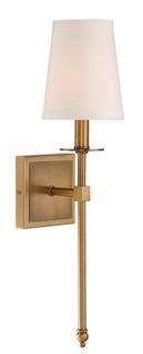 Savoy House 9-302-1-322 Monroe 1 Light 5 inch Warm Brass Sconce Wall Light