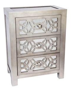 River Of Goods - 19326 - 3 Drawer - Antiqued White