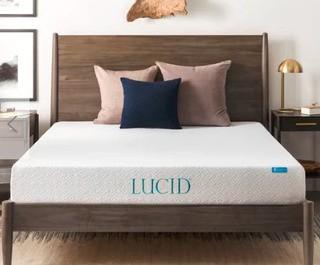 Lucid 8" Medium Gel Memory Foam Mattress, Twin