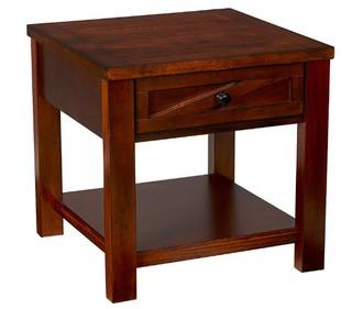 Simmons Casegoods 7571-47 End Table, Rustic Oak