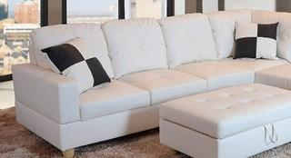 Beverly Fine Furniture F092A White, Right Facing Chaise ONLY