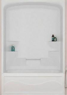 Mirolin Liberty 60-inch x 88-inch x 34-inch 6-shelf Acrylic 1-Piece Left Hand Drain Tub & Shower - Damaged TUB!!!?