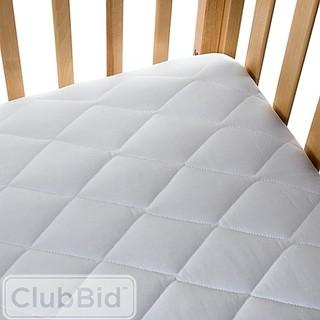 BB BASICS QUILTED WATERPROOF CRIB PAD COVER