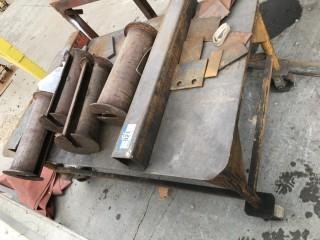 Rolling Steel Work Bench C/W Contents