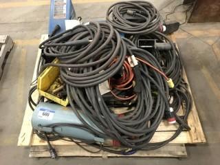 Qty Of Miller Wire Feeders C/W Cable and Misc Shop Equipment 