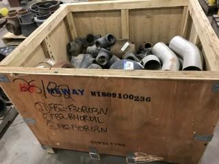 Crate Of Misc Pipe Fittings