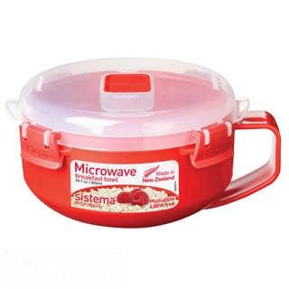 Sistema Microwave Breakfast Bowl in Red
