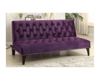 Coaster Fine Furniture  Sofa Bed Purple Velvet 