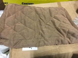 "3 Dog Pet Supply" Dog Bed Cover 19x26", Brown