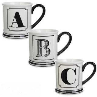 FORMATIONS BLOCK LETTER "D" MONOGRAM MUG                                                            