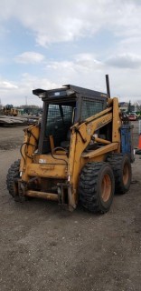 1998 Case 1845C Skid Steer, Aux Hyds, Cab, Rear Out Riggers, Showing 6,000 HRS. S/N JAF0249871. Unit 82. NOTE: NO DOOR