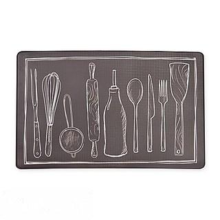UTENSILS CHEF STEP KITCHEN CUSHION MAT IN BLACK