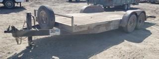 2013 Double A 6'3"x20' T/A Tilt Deck Equipment Trailer C/W Ball Hitch, 16' Tilt Section, Tail. S/N 2DACC6277DT014454. Unit 367