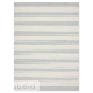 MAGNOLIA HOME BY JOANNA GAINES CARTER 3-FOOT 6-INCH X 5-FOOT 6-INCH AREA RUG IN IVORY/AQUA