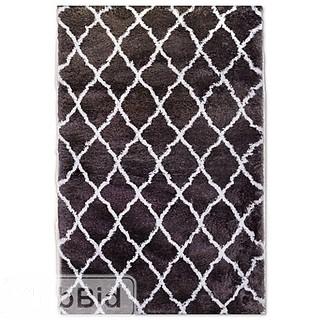 HOME DYNAMIX OXFORD 5-FOOT 3-INCH X 7-FOOT SHAG AREA RUG IN IVORY