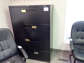 Lateral 4-Drawer File Cabinet. **LOCATED IN MILK RIVER**