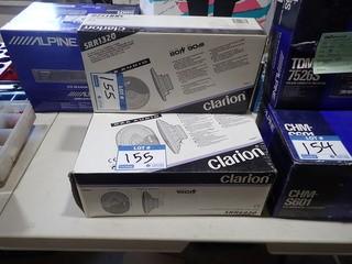 Pair of Clarion SRR1320 Speakers and Pair of Clarion SRR6930 Speakers. **LOCATED IN MILK RIVER**