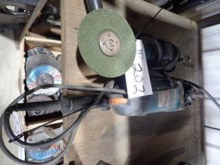 Lot of Makita 5" and 7" Angle Grinders. **LOCATED IN MILK RIVER**