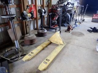 5,500lbs Pallet Jack. **LOCATED IN MILK RIVER**