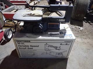 Craftsman 16" Variable Speed Scroll Saw. **LOCATED IN MILK RIVER**