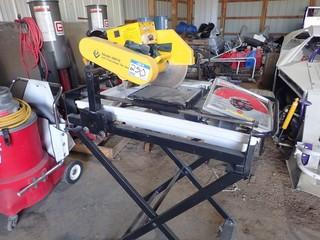 QEP 60010 2hp Professional Wet Tile Saw w/ Spare Blade. **LOCATED IN MILK RIVER**