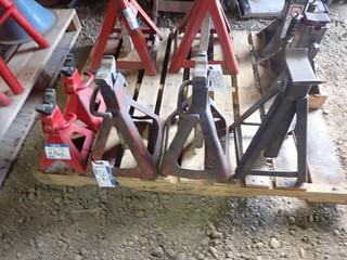 Lot of 7 Asst. Jack Stands. **LOCATED IN MILK RIVER**
