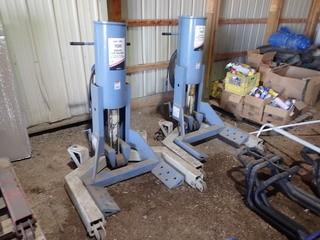 Pair of OTC 1520 10,000lbs Capacity Wheel Lift Systems. **LOCATED IN MILK RIVER**