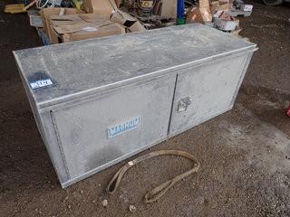 Magnum Aluminum 2-Door Storage Box. **LOCATED IN MILK RIVER**