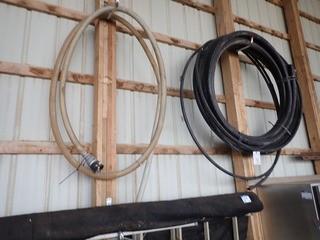 Lot of Intake Hose, PVC Pipe and Weed Barrier. **LOCATED IN MILK RIVER**