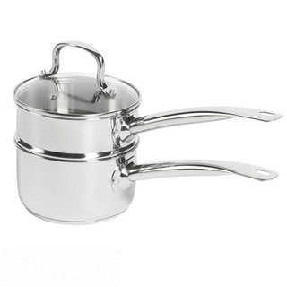 SALT(TM) 3-Piece 2 qt. Stainless Steel Double Boiler