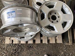 Lot of 4 GMC 6-Bolt 18" Aluminum Rims. **LOCATED IN MILK RIVER**