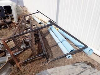 8' Steel Staircase w/ Rail. **LOCATED IN MILK RIVER**