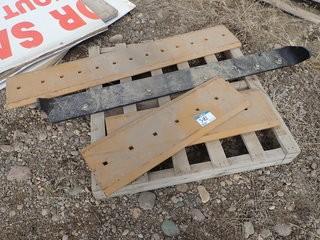 Lot of New and Unused Cutting Edges, Scrap Steel, etc. **LOCATED IN MILK RIVER**