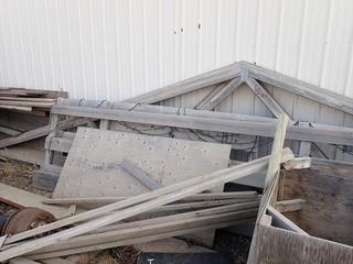 Lot of (4) 32' Roof Trusses.  **LOCATED IN MILK RIVER**