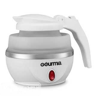 GOURMIA(R) FOLDING TRAVEL ELECTRIC KETTLE IN WHITE