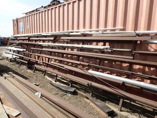 Lot of Single Sided Cantilever Rack, Double Sided Cantilever Rack, Channel Iron, Angle Iron, Pipe, Steel, Aluminum, etc.  **LOCATED IN MILK RIVER**