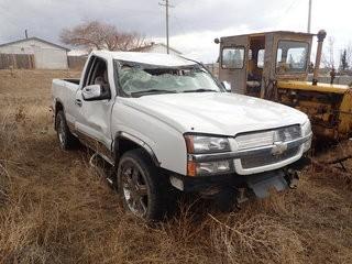 2004 Chevrolet "Silverado 1500" Z71 Offroad Pickup Truck w/ American Racing 20" Custom Wheels. VIN 1GCEK14T24Z104307. **PARTS ONLY-LOCATED IN MILK RIVER**