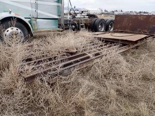 20' Cattleguard made w/ Railroad Ties. **LOCATED IN MILK RIVER**