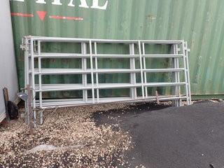 Lot of 7 Fence Panels. **LOCATED IN MILK RIVER**