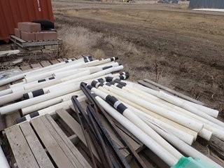 Lot of Approx. 40 Reflective Road Markers. **LOCATED IN MILK RIVER**