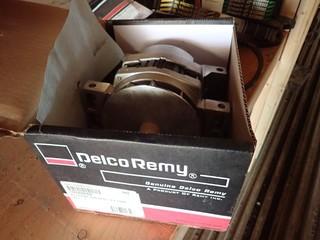 Contents of Storage Van including but not limited to Asst. Truck Parts, 4 NEW AND UNUSED Delco Remy 10L Alternators and 1 NEW AND UNUSED Delco Remy 10H Alternator, 4 Seats, Mirrors, Air Line, Fenders, Filters, etc. **LOCATED IN LOT 558-MUST BE REMOVED BY MON. APRIL 29 @ 5PM- LOCATED IN MILK RIVER**