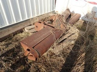 Lot of Texas Bed Live Rolls, Chrome Fenders, 4 Aluminum Wheels, 2 Steel Wheels and (8) 10.00-20 Tires on Rims. **LOCATED IN MILK RIVER**