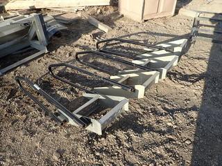 Lot of 4 Aluminum Truck Ladders w/ Handrails. **LOCATED IN MILK RIVER**