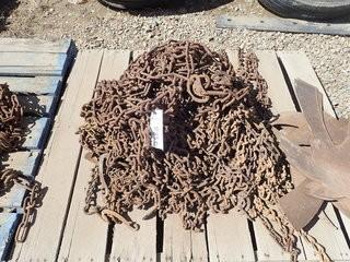 Lot of 24.5 Truck Chains. **LOCATED IN MILK RIVER**