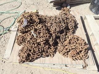 Lot of 24.5 Truck Chains. **LOCATED IN MILK RIVER**