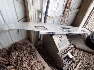 Lot of 16" Chrome Front Bumper and Magnum Step Box. **LOCATED IN MILK RIVER**