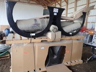 Lot of 2 Custom Fenders, Air Filter Canisters and Air Receiver Tanks. **LOCATED IN MILK RIVER**
